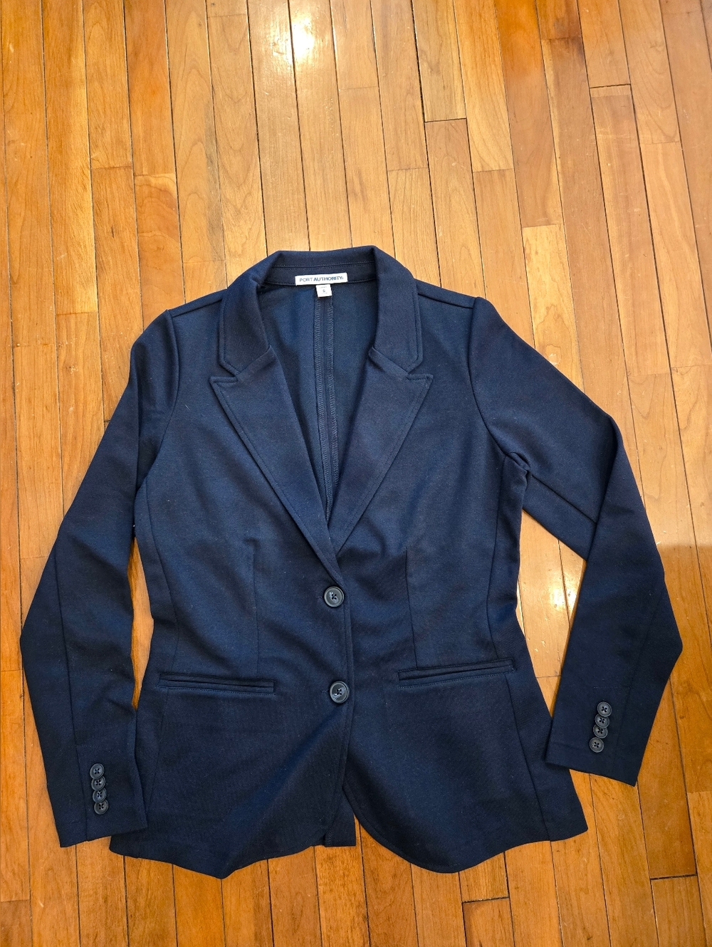 Port Authority Women's Navy Tailored Stretch Blazer - Sz Small